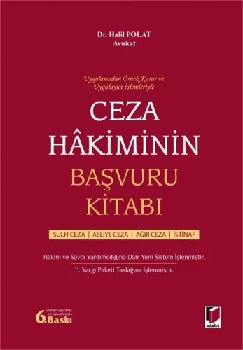 Ceza Hakiminin Başvuru Kitabı Halil Polat