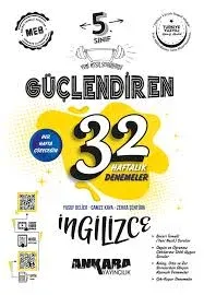 ANKARA 5. SINIF GÜÇ. 32 HAFTALIK İNGİLİZCE KAZANIM DENEMELERİ 2025