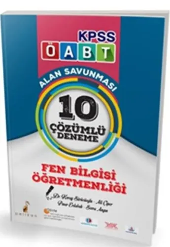 2017 KPSS ÖABT Fen Bilgisi Öğretmenliği Alan Savunması 10 Çözümlü Deneme