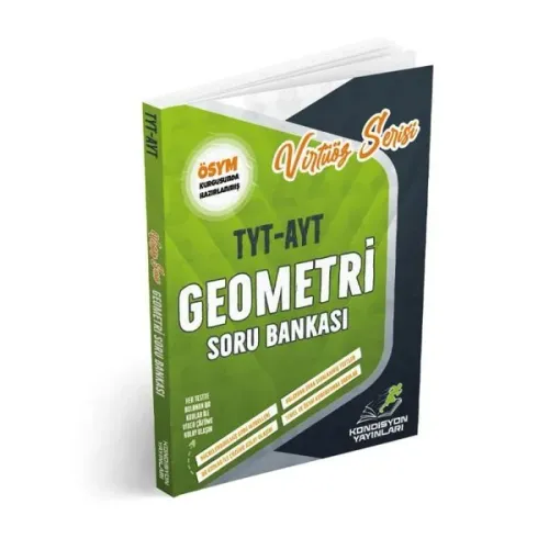 Kondisyon Yayınları TYT AYT Geometri Virtüöz Serisi Soru Bankası