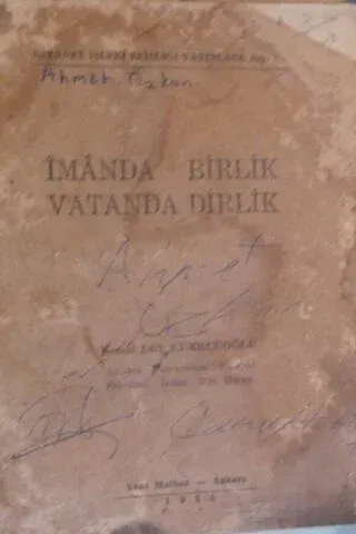 İmanda Birlik Vatanda Dirlik
