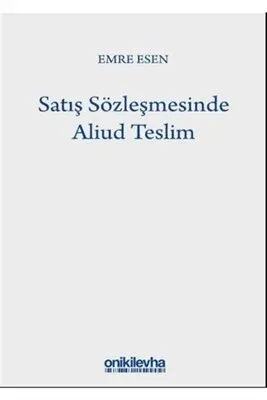 Satış Sözleşmesinde Aliud Teslim