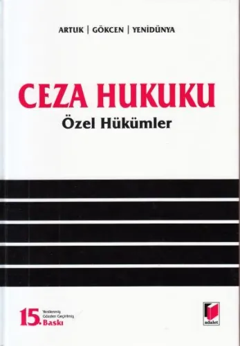 Ceza Hukuku Özel Hükümler