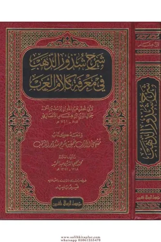 Şerhu Şüzuriz Zeheb  شرح شذور الذهب
