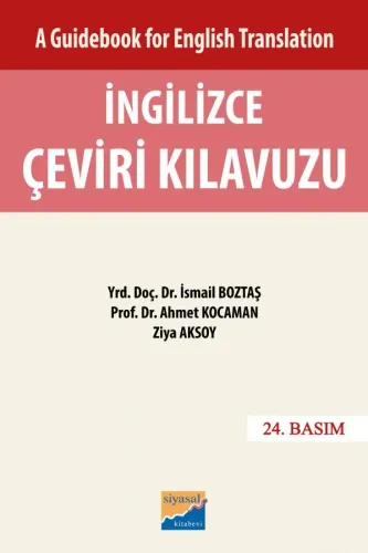 İngilizce Çeviri Kılavuzu - Cevap Anahtarı