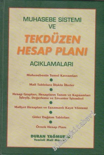 Muhasebe Sistemi ve Tekdüzen Hesap Planı Açıklamaları -        1997