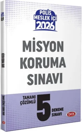 Data Yayınları 2026 Emniyet Genel Müdürlüğü Polis Misyon Koruma Sınavı