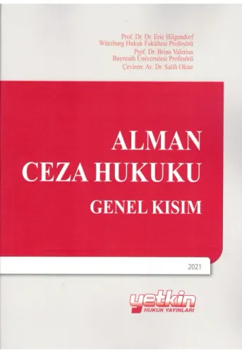 Alman Ceza Hukuku Genel Kısım