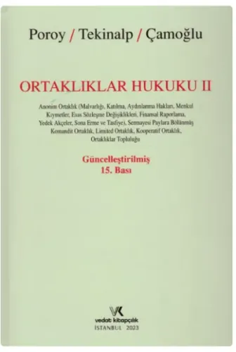 Ortaklıklar Hukuku II
