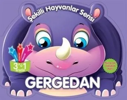 Gergedan - Şekilli Hayvanlar Serisi