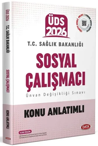 Data Yayınları 2026 Sağlık Bakanlığı ÜDS Sosyal Çalışmacı Konu Anlatımlı