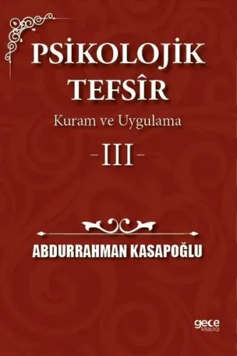 Psikolojik Tefsir Kuram ve Uygulama 3