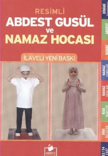 RESİMLİ ABDEST GUSÜL ve NAMAZ HOCASI Çanta Boy 96 Sayfa