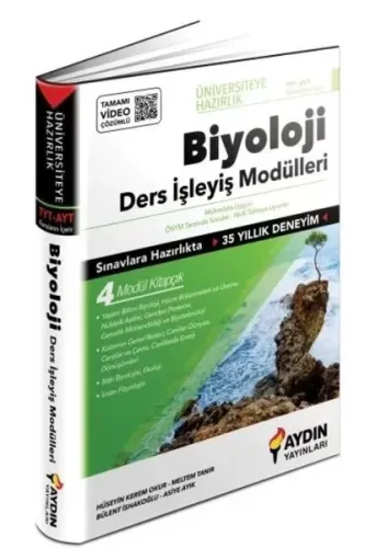 Aydın Yayınları TYT AYT Biyoloji Ders İşleyiş Modülleri 4 Modül