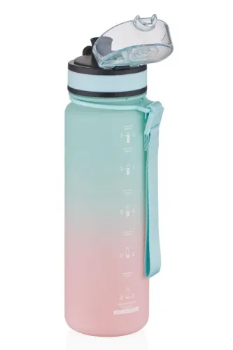 VAGON LİFE UZSPACE TWO TRITAN SULUK 1000 ml Yeşil Pembe