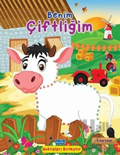 Benim Çiftliğim - Noktaları Birleştir Çıkartmalı - Halkkitabevi