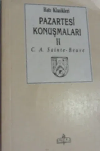 Pazartesi Konuşmaları II