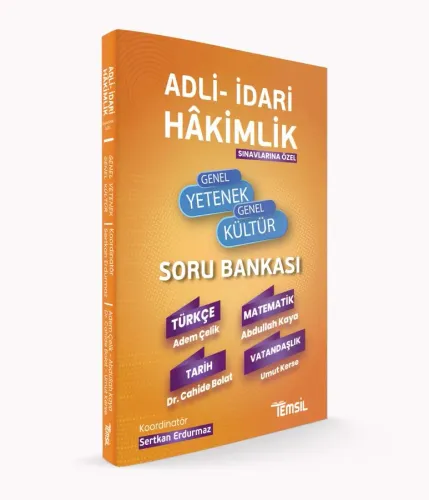 Adli-İdari Hâkimlik Genel Yetenek-Genel Kültür Soru Bankası