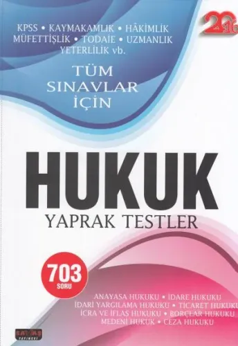 Hukuk Yaprak Testler