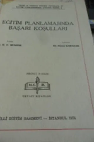 Eğitim Planlamasında Başarı Koşulları