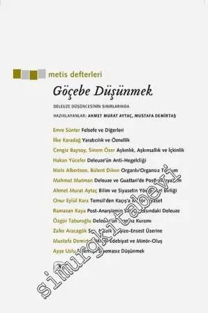 Metis Defterleri - Göçebe Düşünmek - Deleuze Düşüncesinin Sınırlarında -         2025