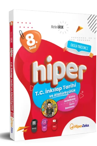 Hiper Zeka 8. Sınıf Hiper T.C. İnkılap Tarihi ve Atatürkçülük Konu Anlatımlı ve Soru Bankası