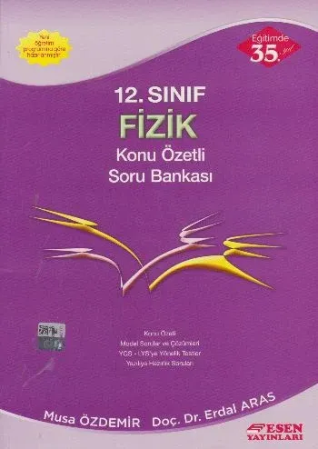 Esen 12. Sınıf Fizik Konu Özetli Soru Bankası