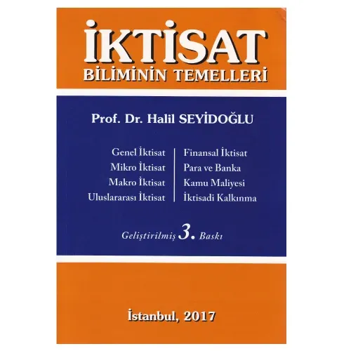 İktisat Biliminin Temelleri