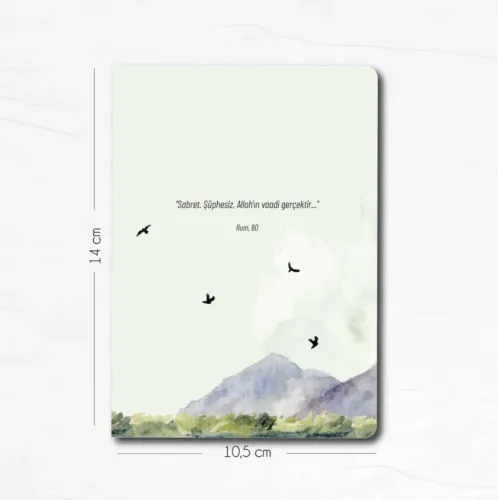 Esma – 3’lü Suluboya Desenli Mini Defter Seti