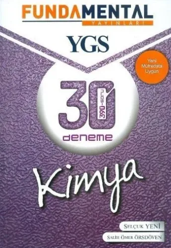 Fundamental YGS Kimya 30 Deneme