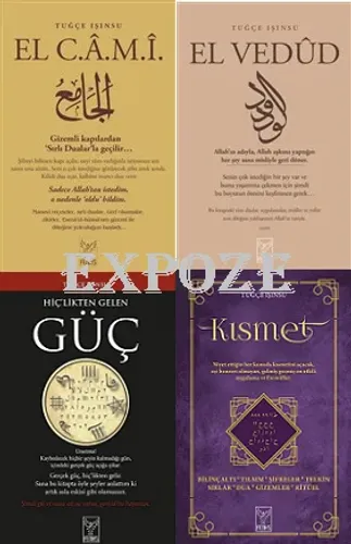 Tuğçe Işınsu 4 Kitap Set - El Cami, El Vedud, Hiçlikten Gelen Güç, Kısmet