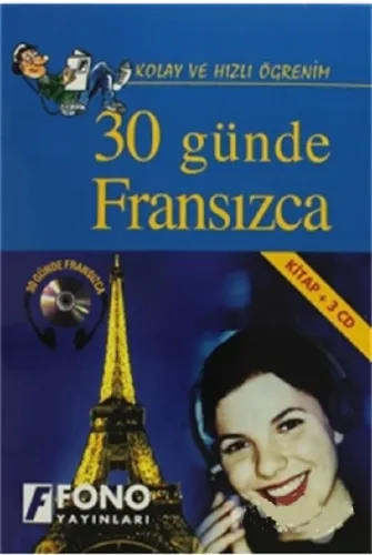30 Günde Fransızca (Kitap + 3 CD) - Kutulu