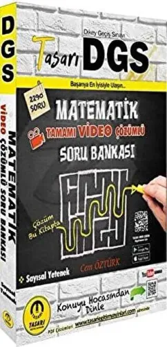 TASARI DGS MATEMATİK VİDEO ÇÖZÜMLÜ SORU BANKASI