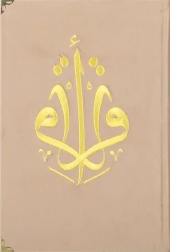 Kur'an-ı Kerim Orta Boy Vizon Kadife Nakışlı (Ciltli)