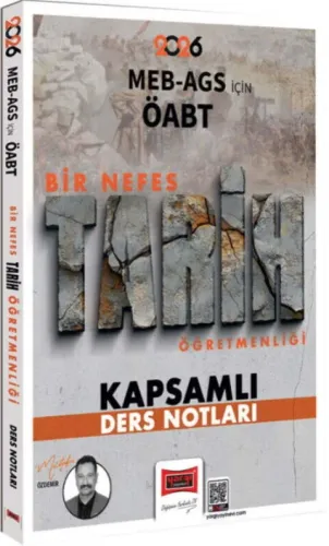 Yargı Yayınları 2026 MEB AGS ÖABT Bir Nefes Tarih Öğretmenliği Kapsamlı Ders Notları