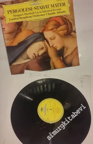33 LP PLAK VINYL: Pergolesi - Margaret Marshall,  Lucia Valentini Terrani; London Symphony Orchestra, Claudio Abbado - Stabat Mater -        1985