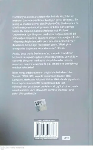 Dünyanın Merkezine Yolculuk Jules Verne Arkadaş Yayınları