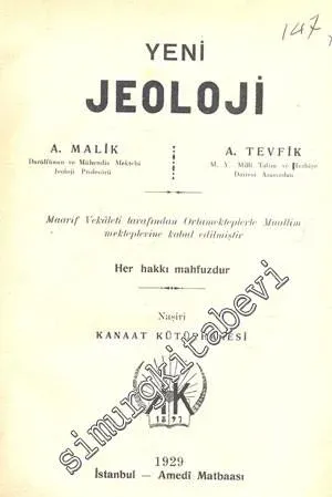 Yeni Jeoloji -