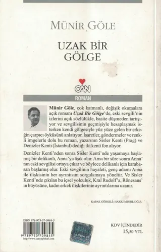 Uzak Bir Gölge Münir Göle Can Yayınları %56 indirimli