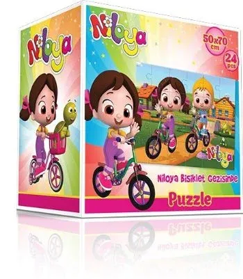 Niloya-Yer Puzzle Niloya Bisiklet Gezisinde 24 Parça
