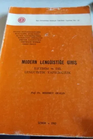 Modern Lengüistiğe Giriş