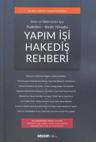Yapım İşi Hakediş Rehberi