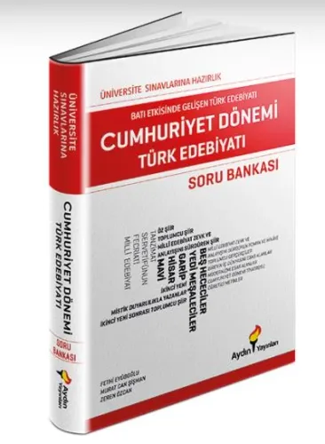Aydın Yayınları TYT AYT Cumhuriyet Dönemi Türk Edebiyatı Soru Bankası Aydın