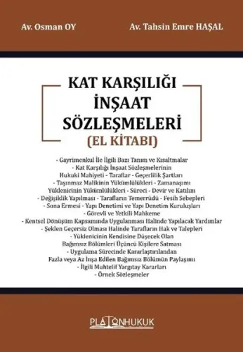Kat Karşılığı İnşaat Sözleşmeleri
