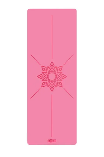 Sun Series Kaydırmaz 5mm Yoga Matı - Pembe