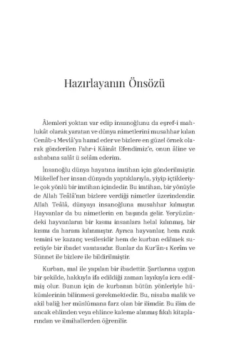 Büyük İslâm İlmihali - Kurban Boğazlama ve Av Ali Sözer