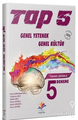 KPSS Genel Kültür Genel Yetenek 5 Deneme Tamamı Çözümlü