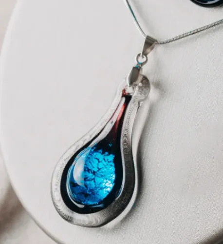 Murano Cam Kolye