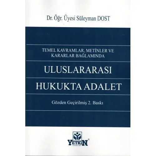 Uluslararası Hukukta Adalet