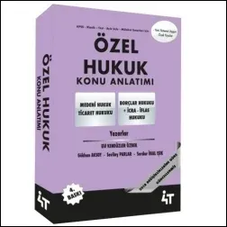 Özel Hukuk Konu Anlatımı